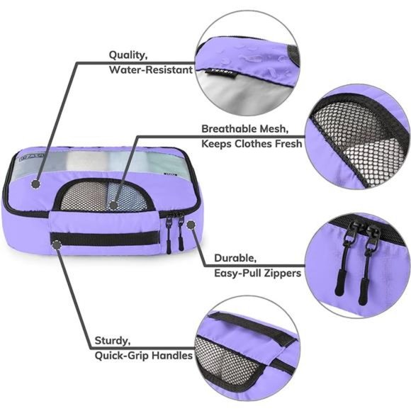 8Pcs Packing Cubes for Suitcases Organizer Bags Set for Travel Essentials Bags - Picture 4 of 7